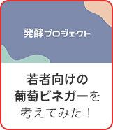 若者向けの葡萄ビネガーを考えてみた！